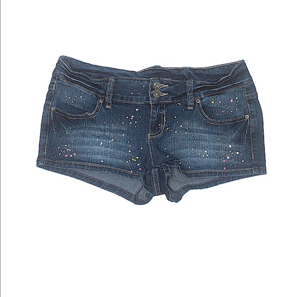 Paint splattered shorts